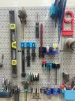 Measurement section of my wall-control wall.