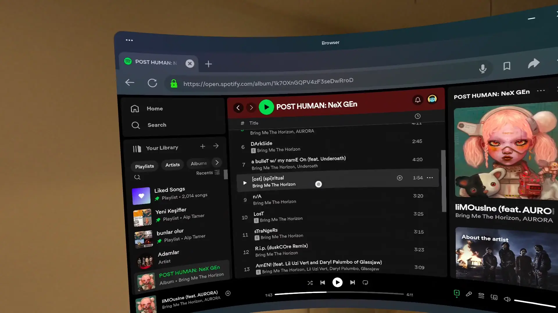 Media Control Bar on new rollouts
