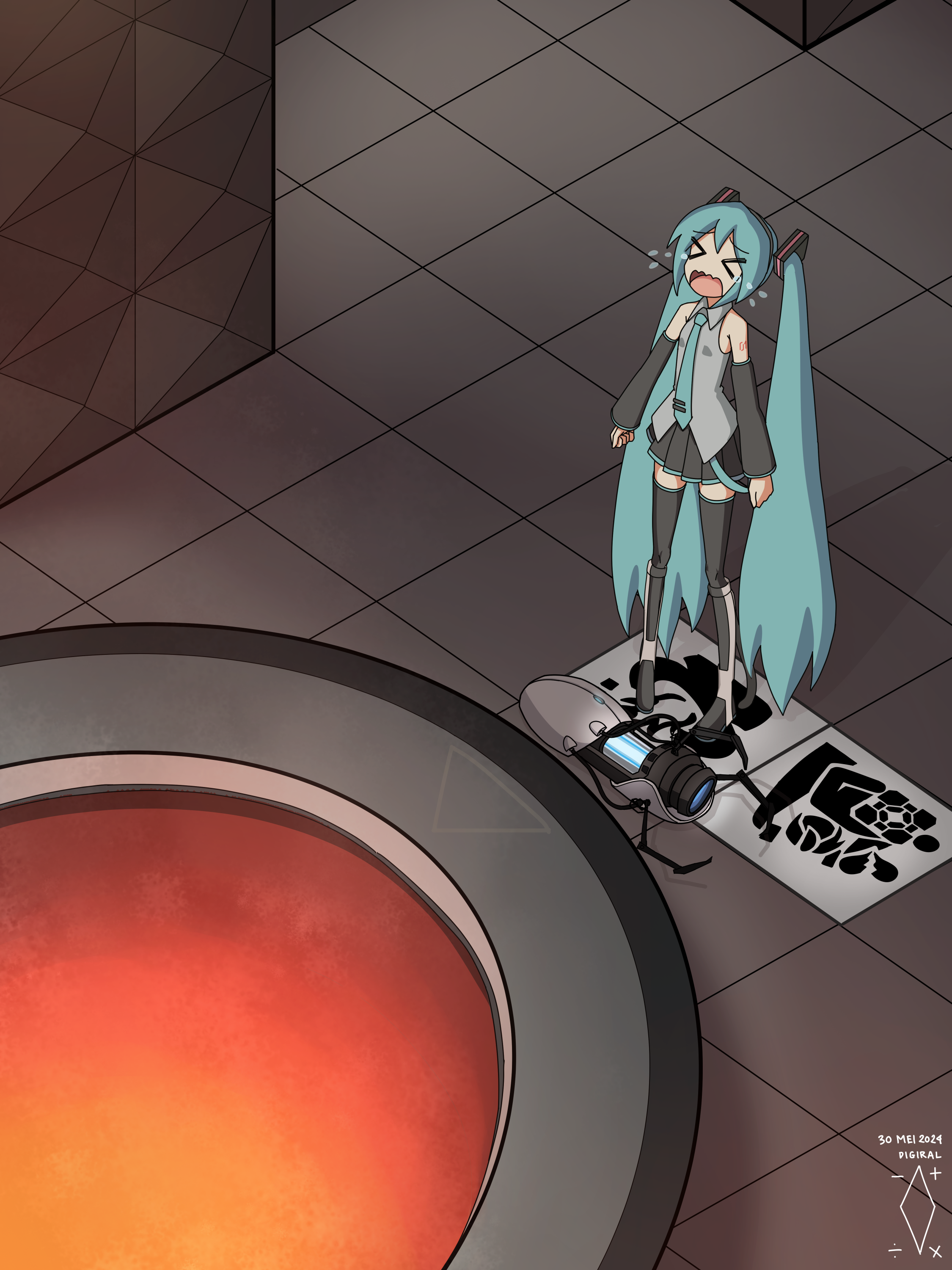 Science Miku Miku and Aperture Science Emergency Intelligence Incinerator | Scrolller