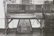 Moog synthesizer at the University of North Texas in Denton, Texas (1970s)