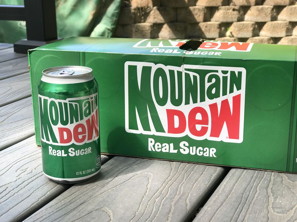 Mountain Dew Real Sugar - Throwback rebrand? | Scrolller