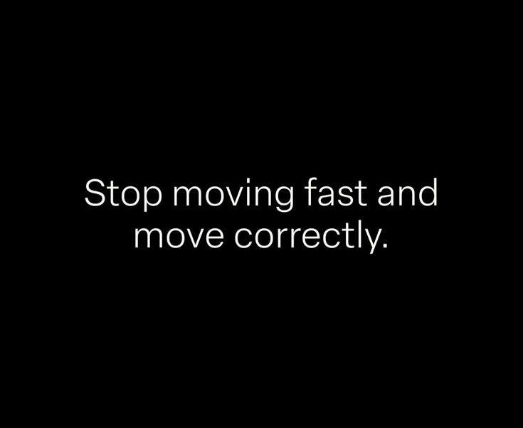 Move Correctly 