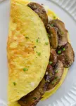 Mushroom Swiss Omelette