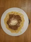 My attempt at spaghetti Bolognese with cinnamon