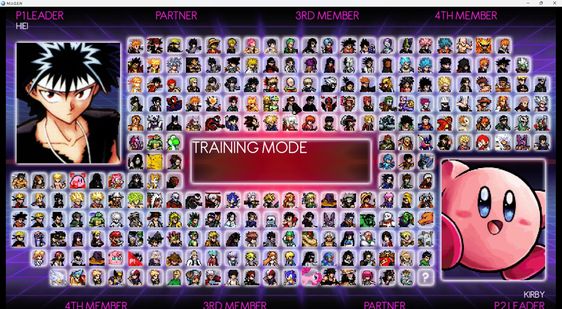 My Complete Mugen Roster | Scrolller
