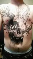 My Demon Hunter inspired chest piece. Work in progress.