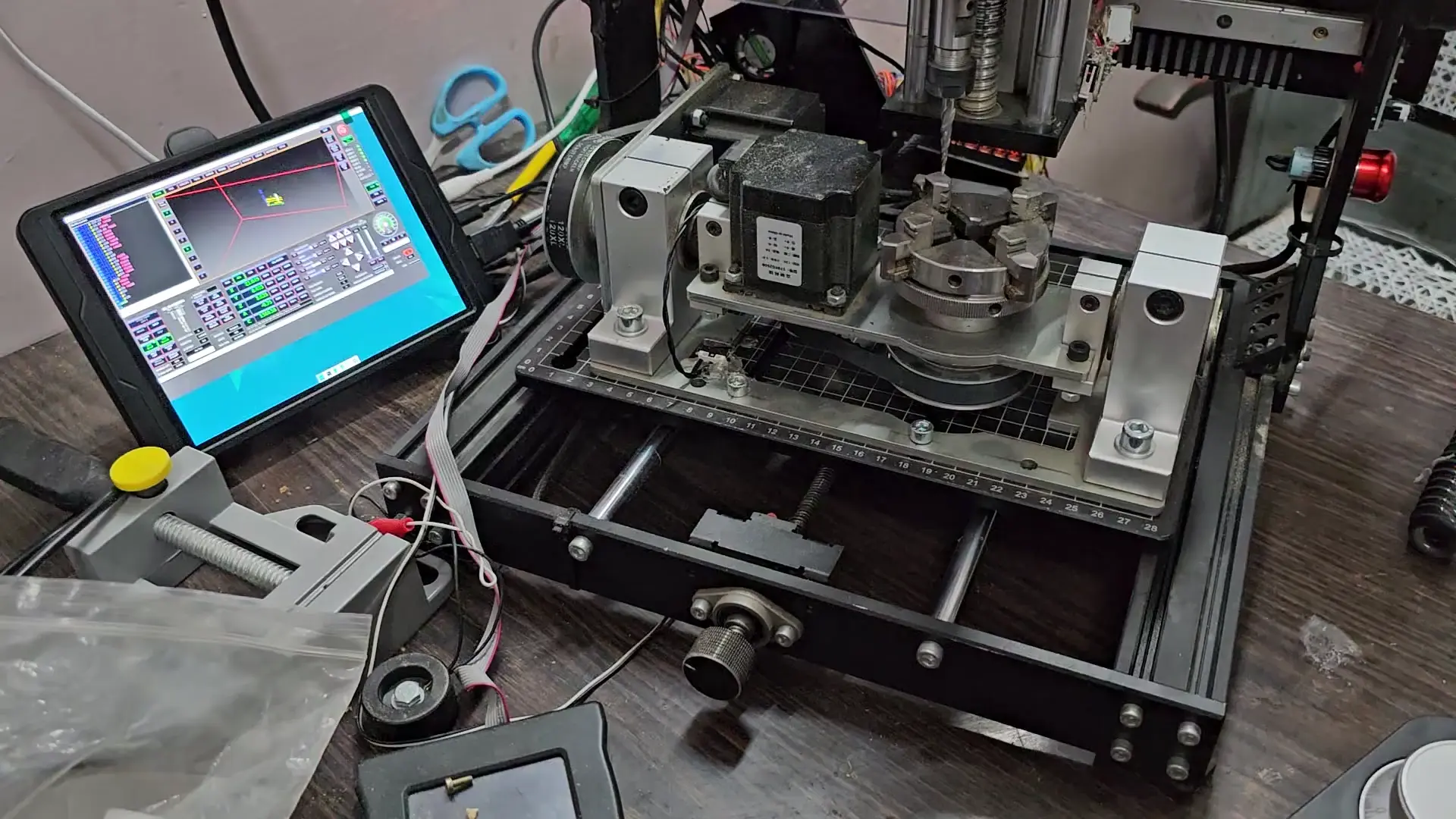 My Fully Overloaded 3020 Pro with LinuxCNC and RTCP 