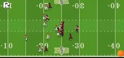 My goat WR's final career reception to win the Retro Bowl. | Scrolller