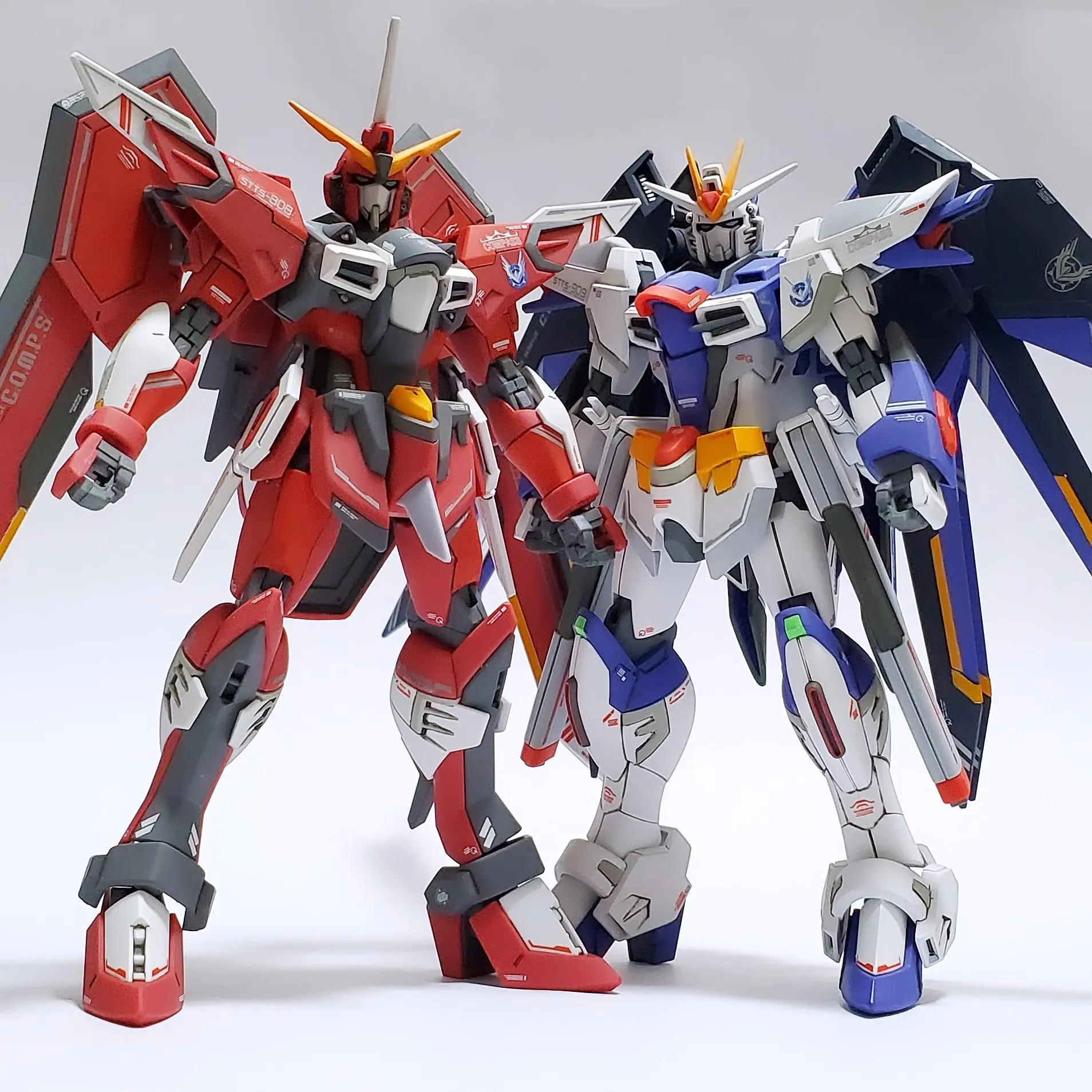 My HGCE Immortal Justice Gundam & Rising Freedom Gundam | Scrolller