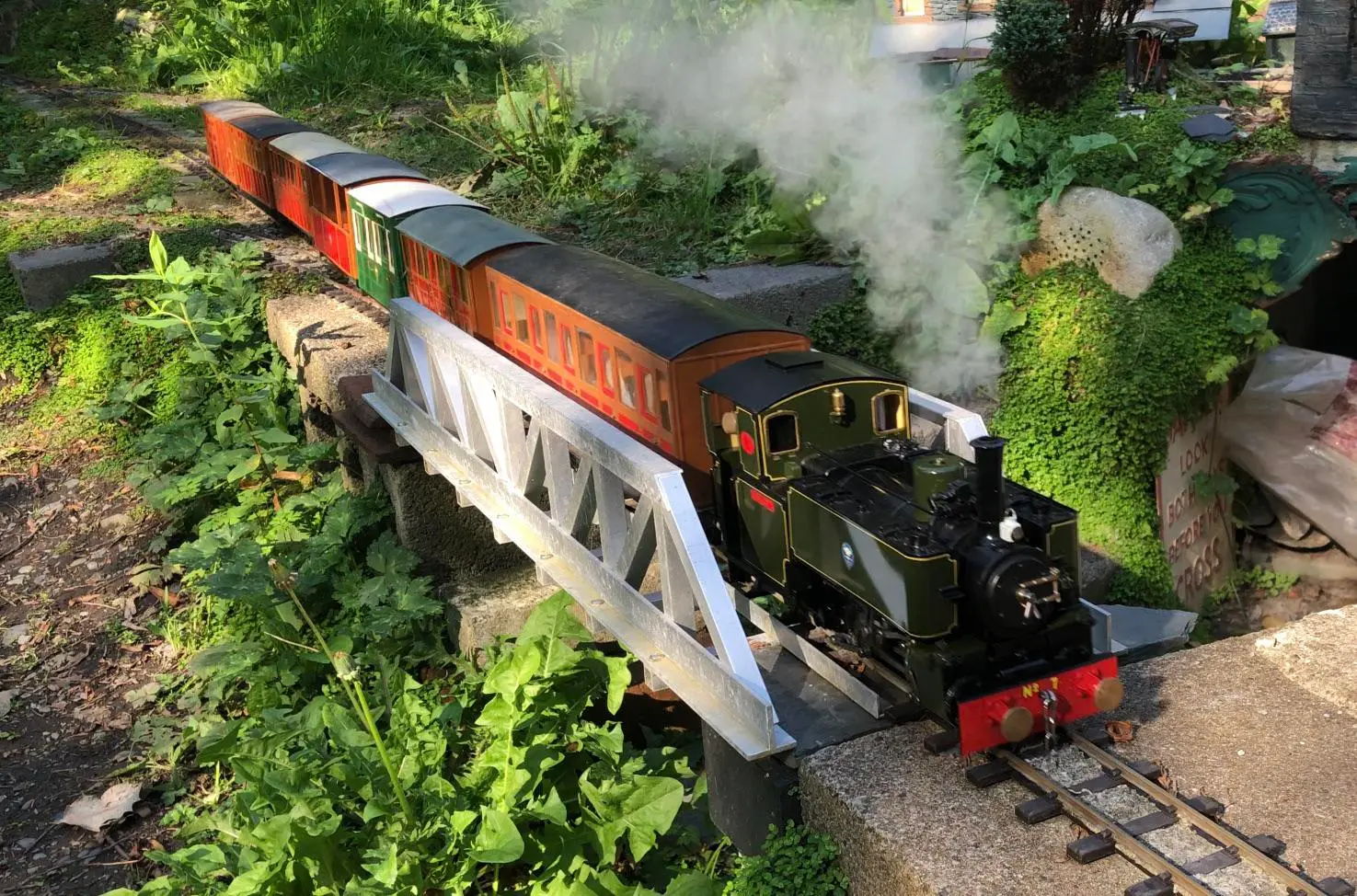 Discover more like LiveSteam: My Roundhouse “Tom Rolt” charging through ...