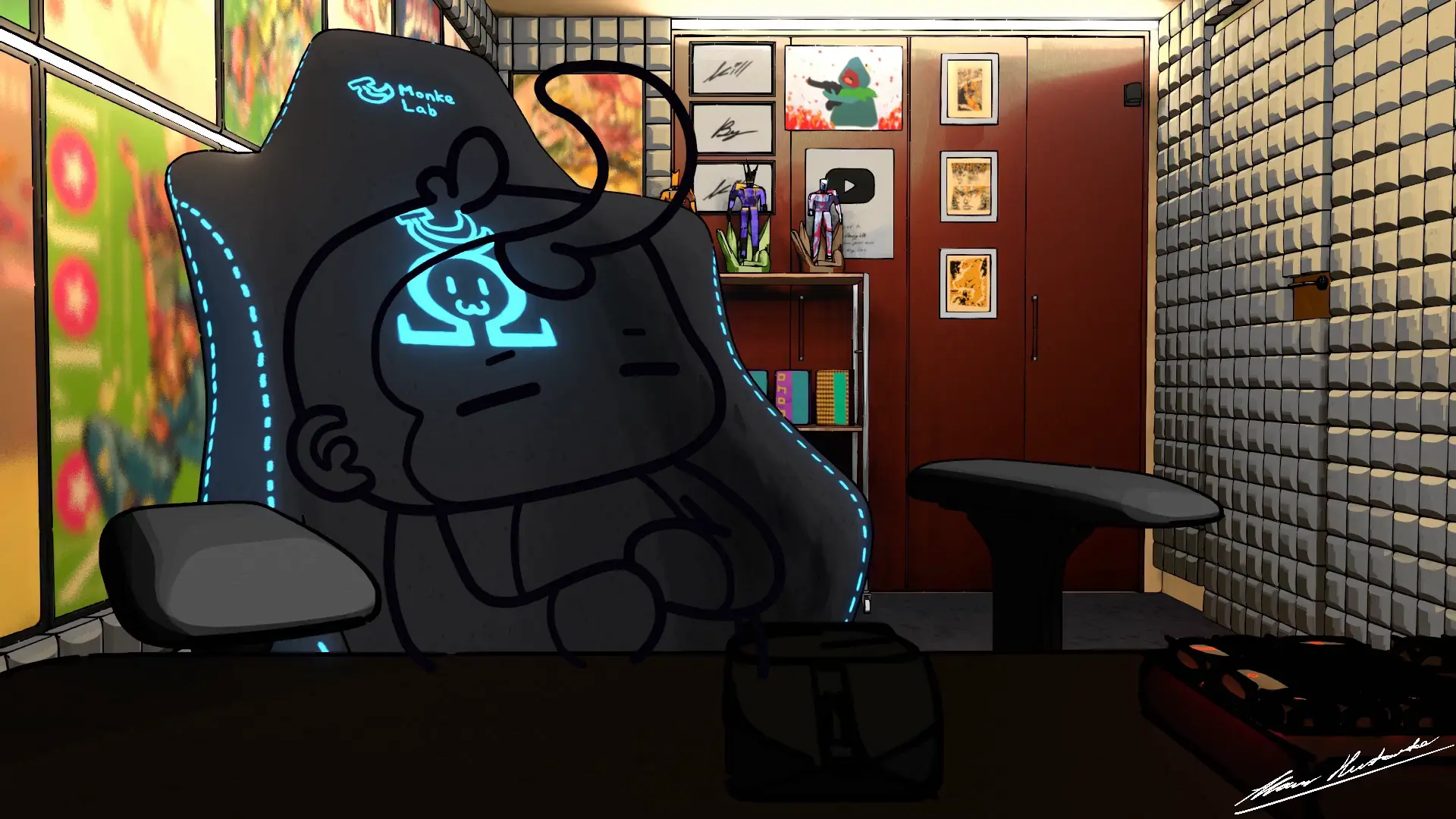My submission to Ironmouse Fan Animation Contest(WIP)