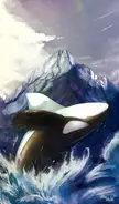My whale drawing of a orca