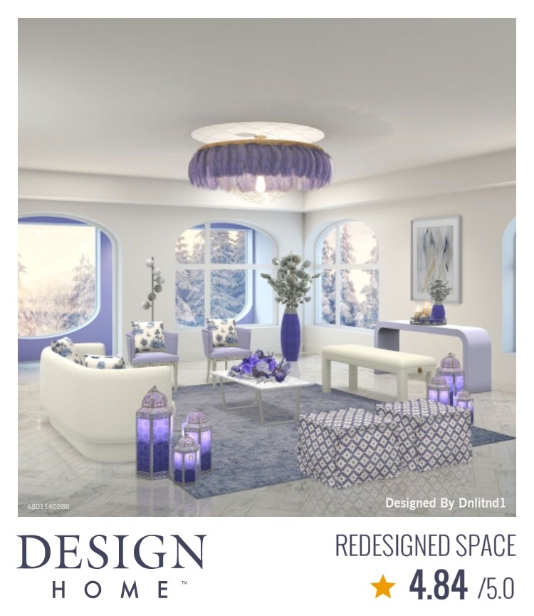 Design Home game interior design concepts including a newborn nursery with pink wallpapers and floral print