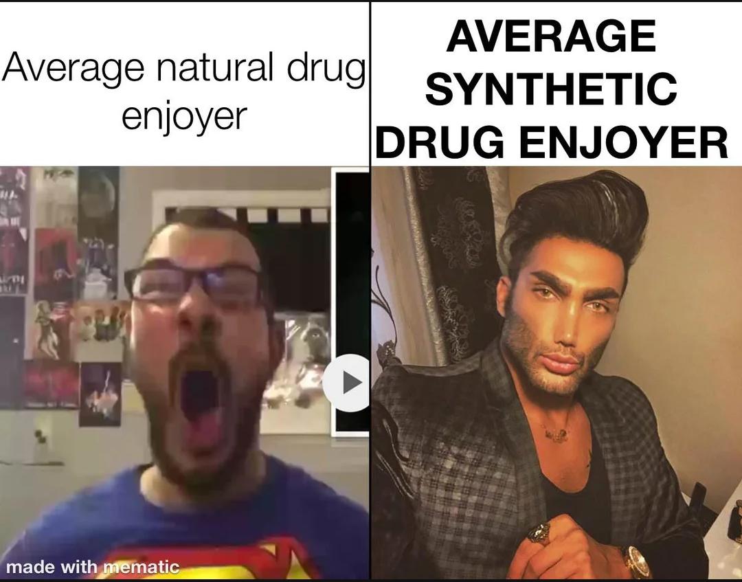 Drugscirclejerk dank memes featuring a man with glasses, a cat, and an anime character with dark humor text