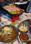 Naengmyeon and samgyeopsal🔥