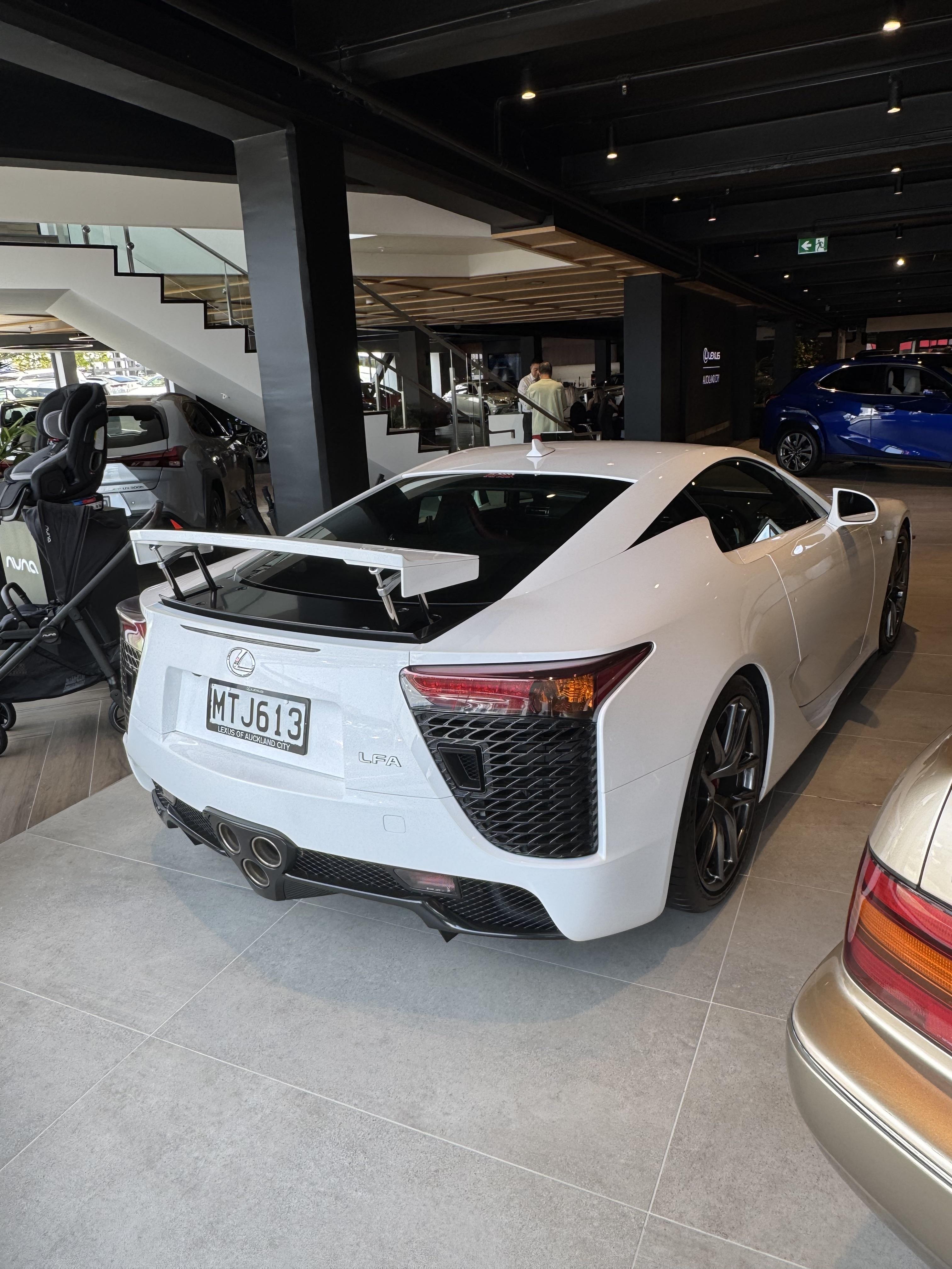The only [Lexus LFA] in New Zealand, next to the first Lexus ever ...