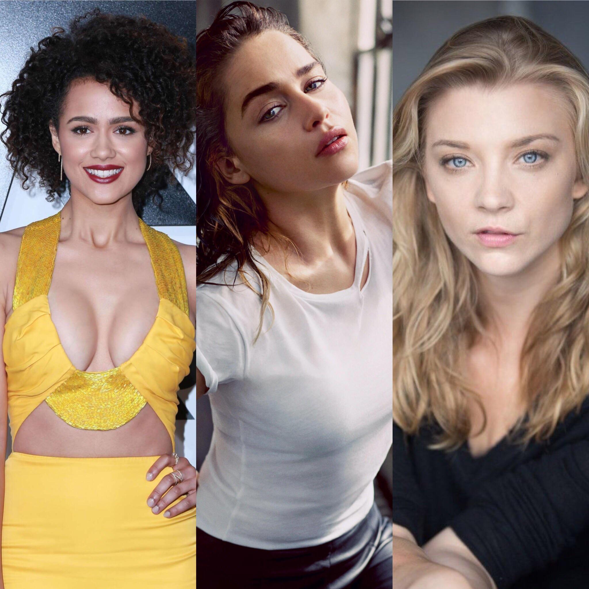 Nathalie Emmanuel Emilia Clarke Natalie Dormer Wife Mistress One