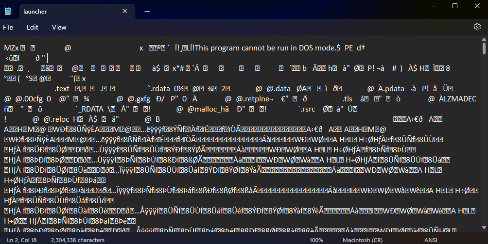 Need Help. Whenever I try running opera I get a error that says 'Application unable to start correctly (0xc0000022)' When looked at the files I opened the launcher in notepad and got this \/