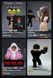 Ngl, these "Styles I hate" are stereotyping people in Roblox