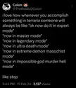Now do it in calamity fart balls explode mode