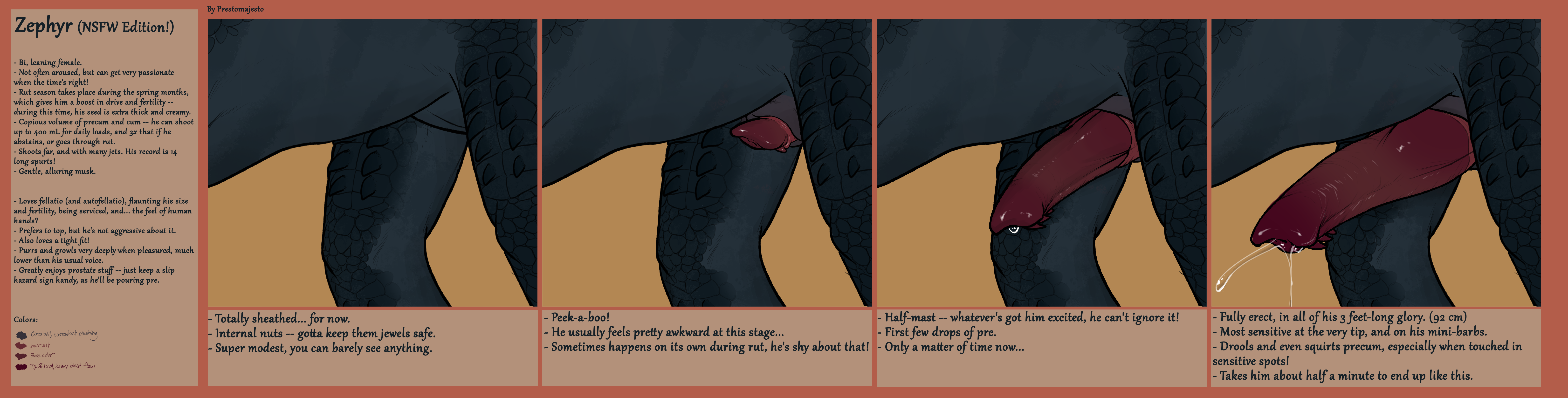 Monster on human hentai fan art of a black dragon and a slim blonde woman in tribal clothing