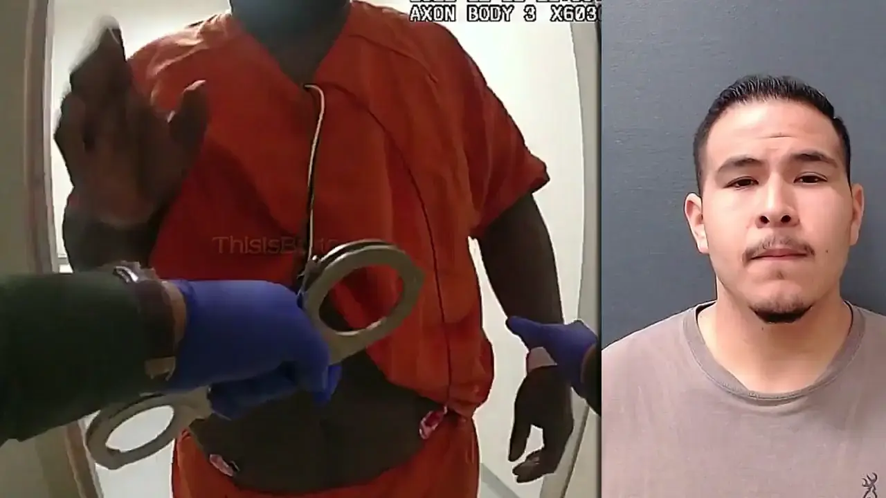 Officer fatally shoots pre-trial inmate at hospital during escape attempt. Officer charged with "deadly conduct" for firing gun in building, charge eventually dropped.