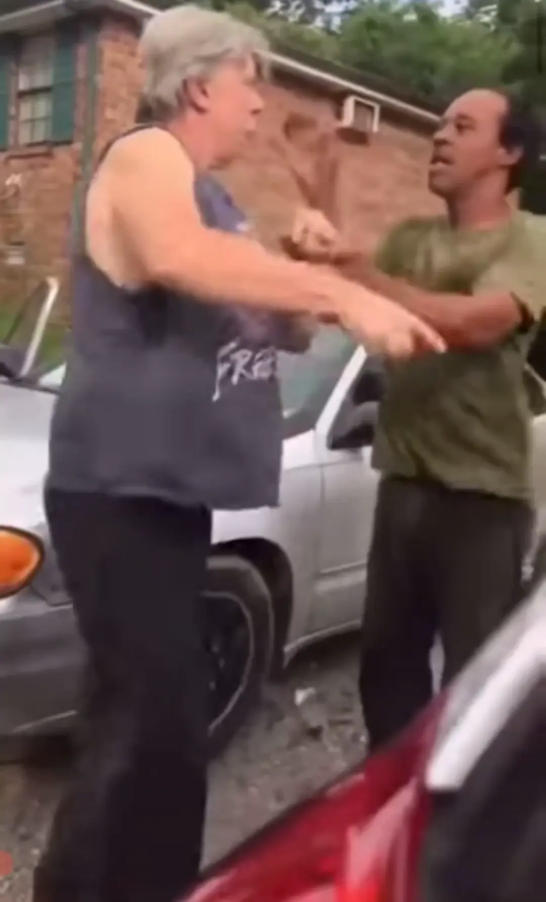 Old man fight