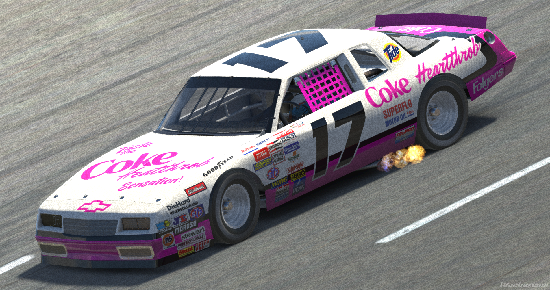 One of the most iconic race cars of the 1980s, Darrell Waltrip drove ...