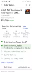 Ordered this on Flipkart and seller is SV Peripherals (heard a lot of bad review of this seller). What all things to keep in mind while receiving delivery to verify that its genuine and brand new laptop. Please help am I gonna get scammed with refurbished or damaged laptop😭