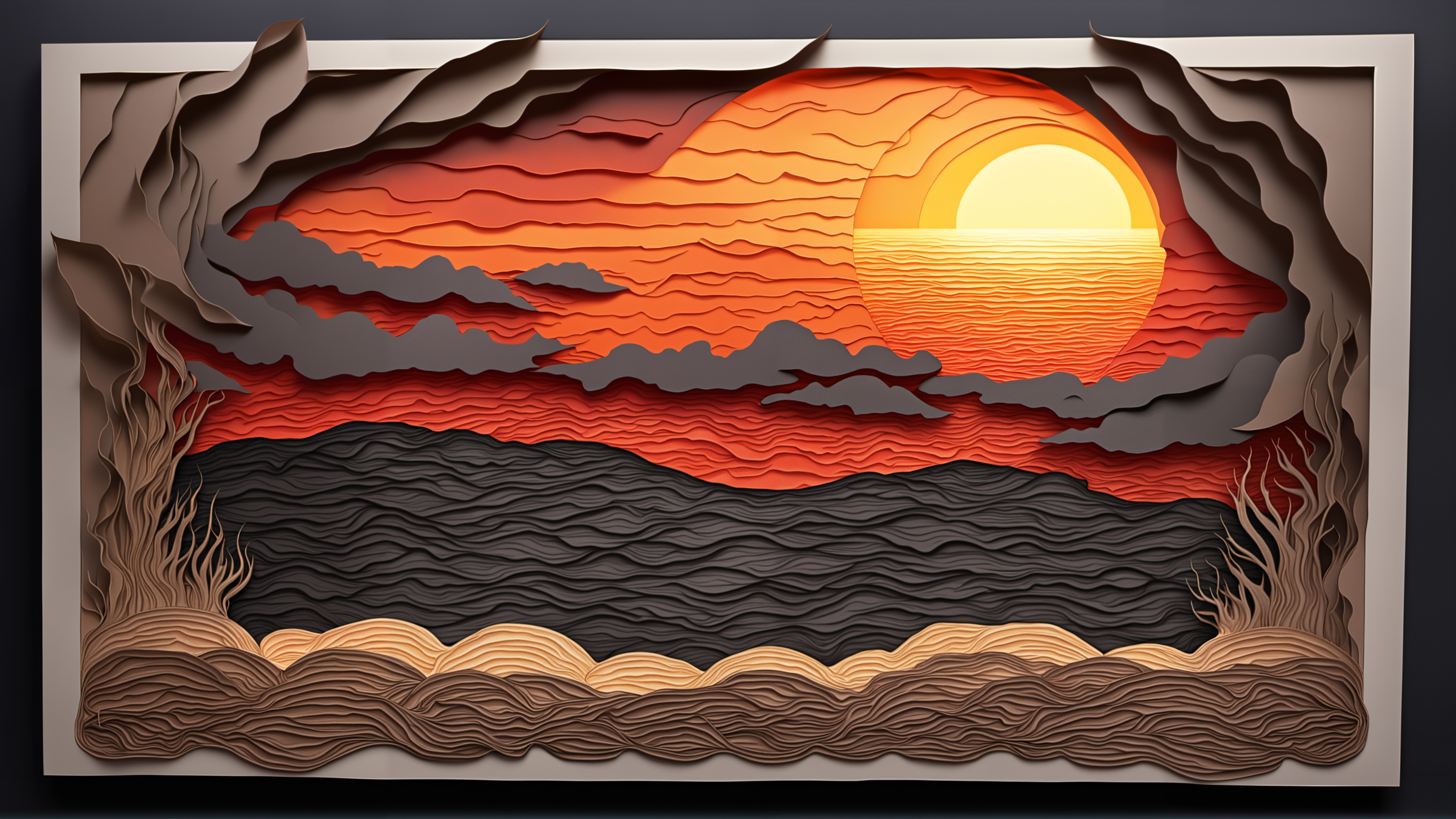 Papercut art-style collection [3840x2160] | Scrolller