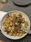 Pantry mushroom pasta