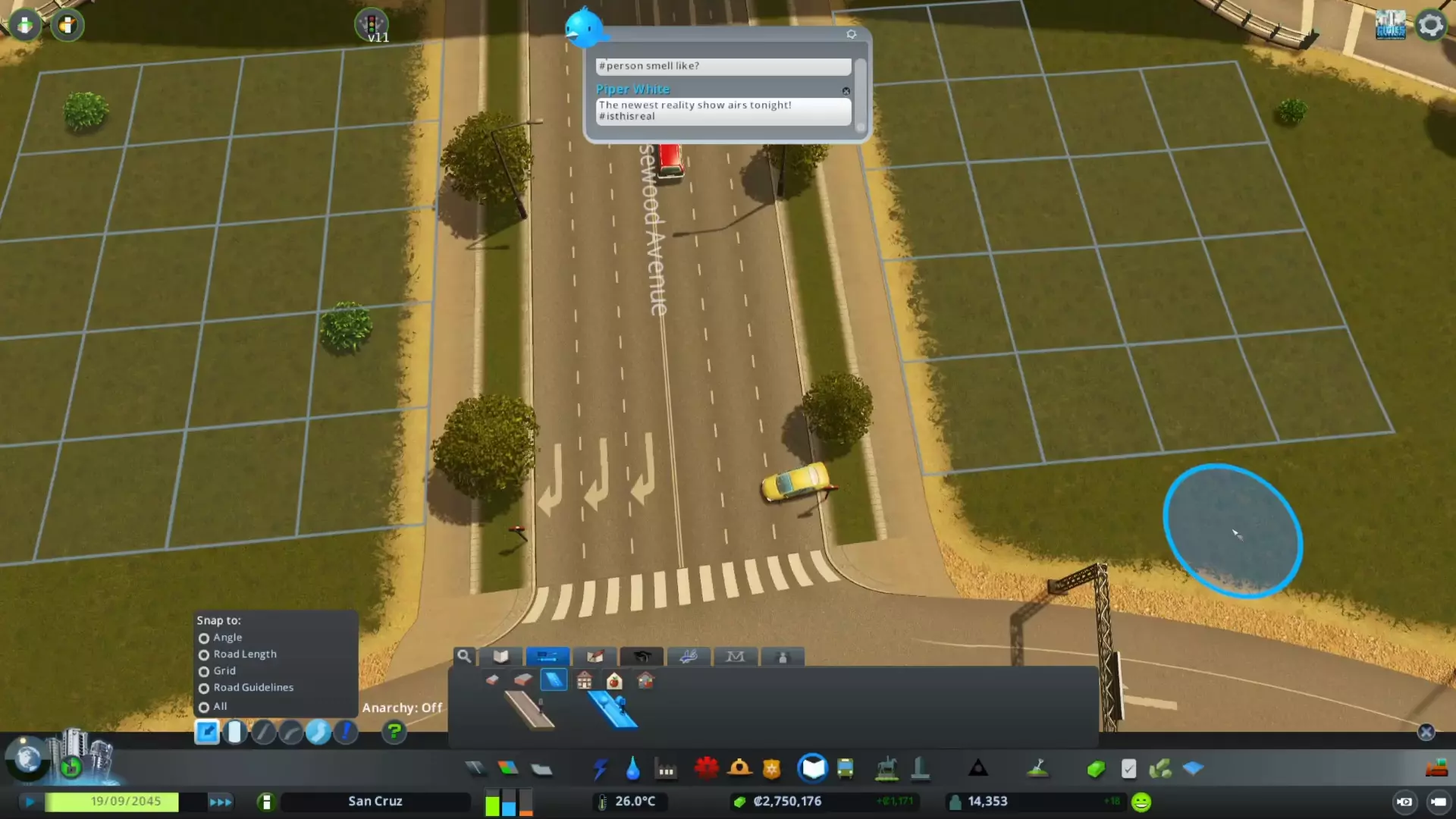 Pathfinding path having a stroke