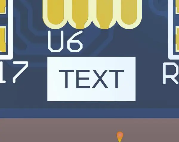 PCB board text with colour background? | Scrolller
