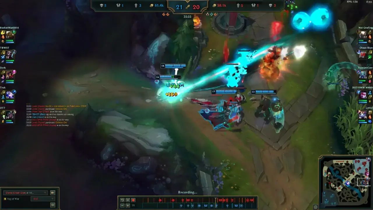 Pentakill from behind