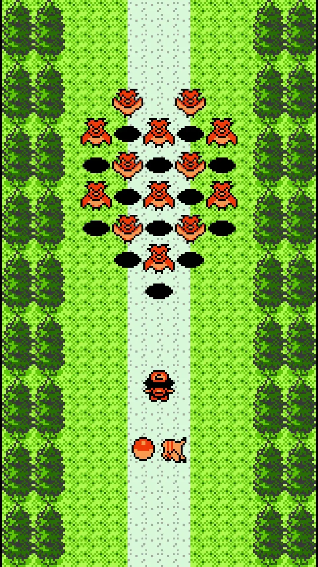 Pikachu saving Ash from the Spearows in Game Boy Color style ⚡️