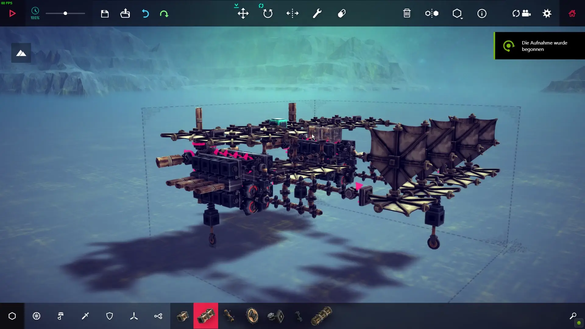 Piston powered plane