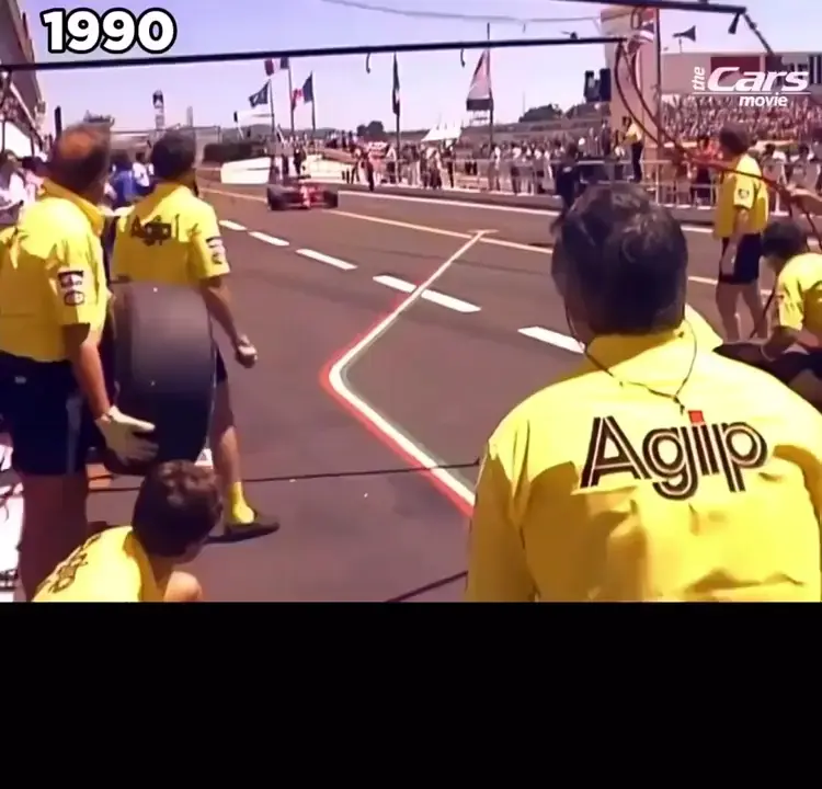 Pit stop 1990 vs 2023.