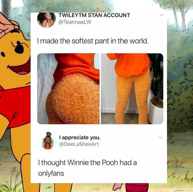 Pooh Bear Looking Thicc Scrolller