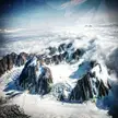 Portion of the Alaska Range taken during a flight tour through Denali National Park