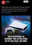 PS5 will go down as the first console in history to not have a single game.