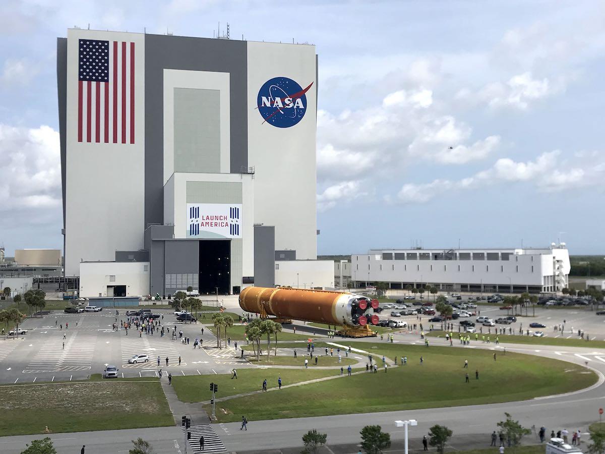 NASA's Vehicle Assembly Building is the largest one story building in ...