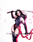 Psylocke by Davi Go