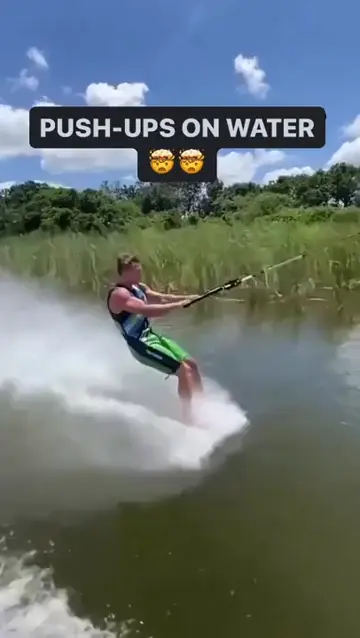 Push-ups on water