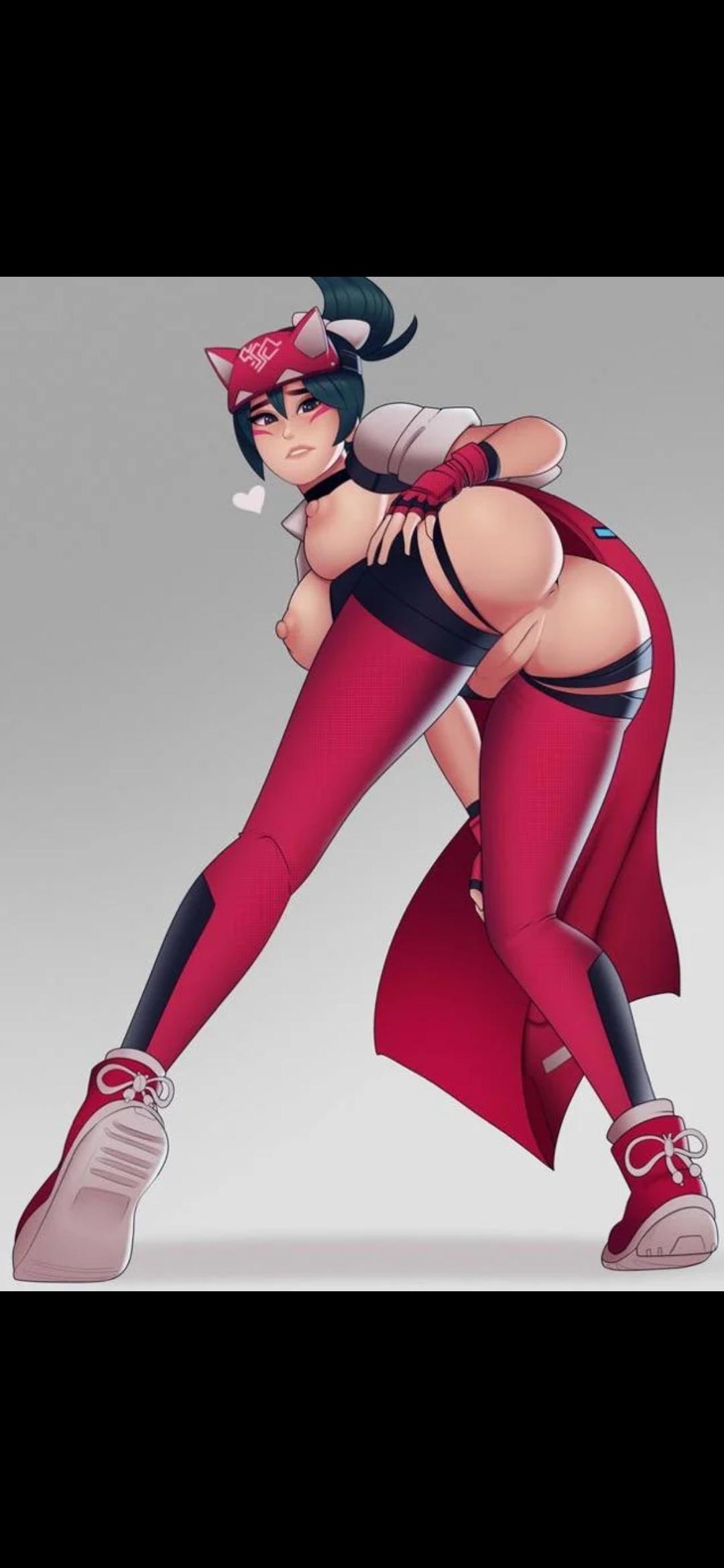 Overwatch rule 34 fan art featuring busty and curvy female characters in topless and ahegao poses.