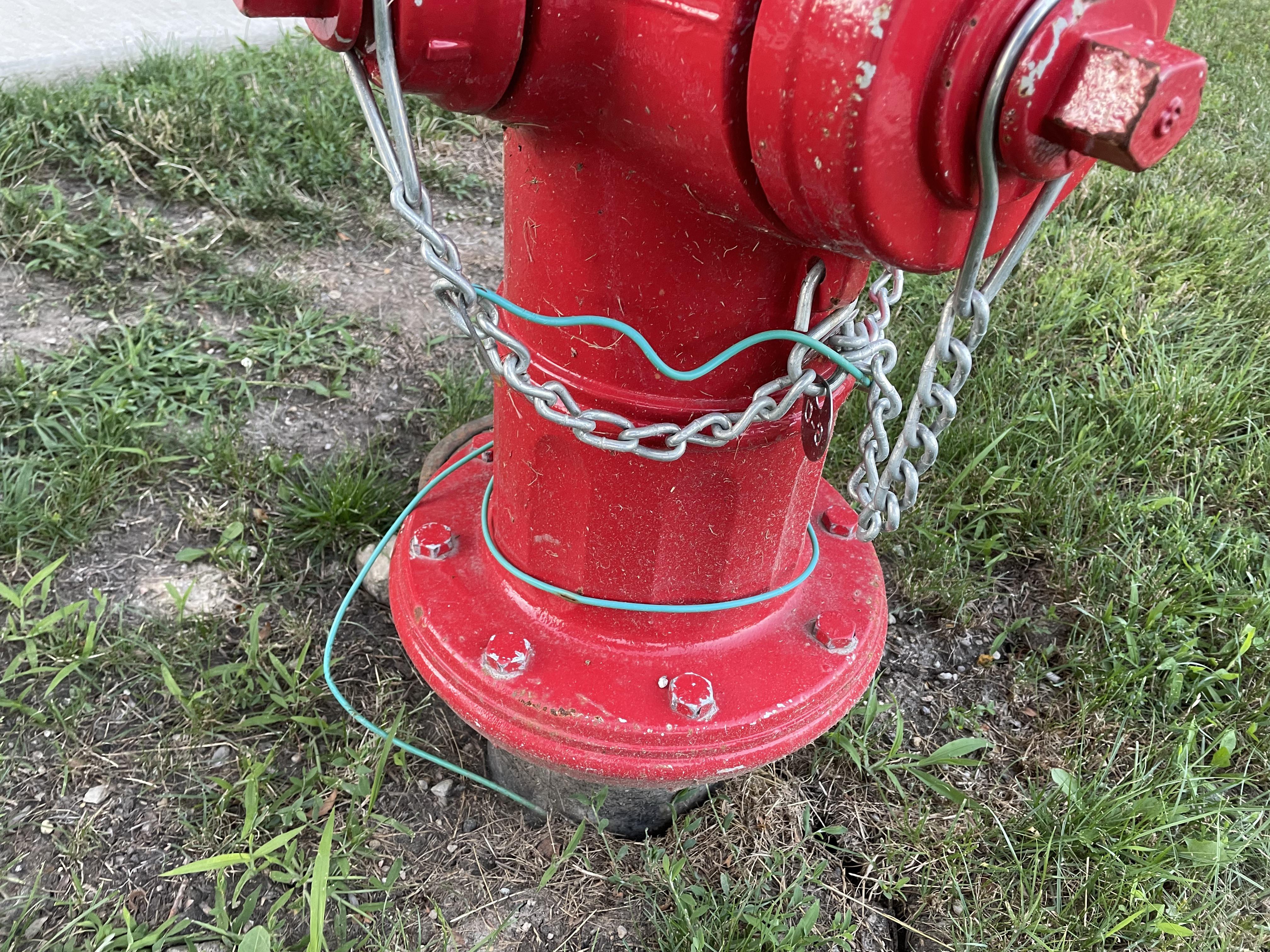 Spring Hydrant Buried What is the purpose of these green wires attached to fire hydrants and ...