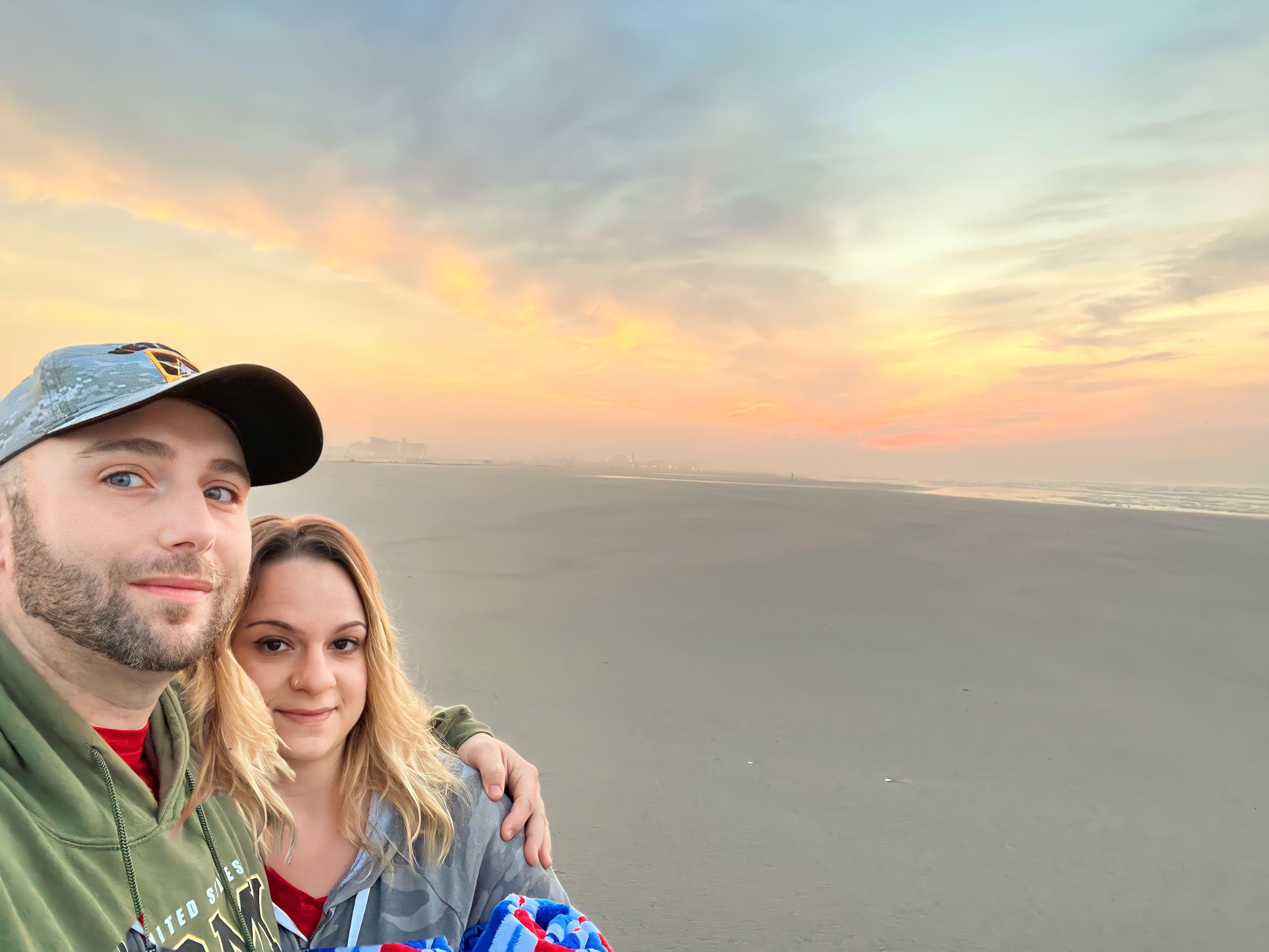 I want to use this photo for our “save the date” but my fiancé doesn’t ...