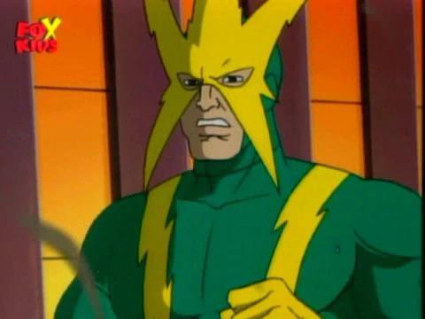 Electro characters from Marvel in various anime and digital art styles with glowing electrical energy effects