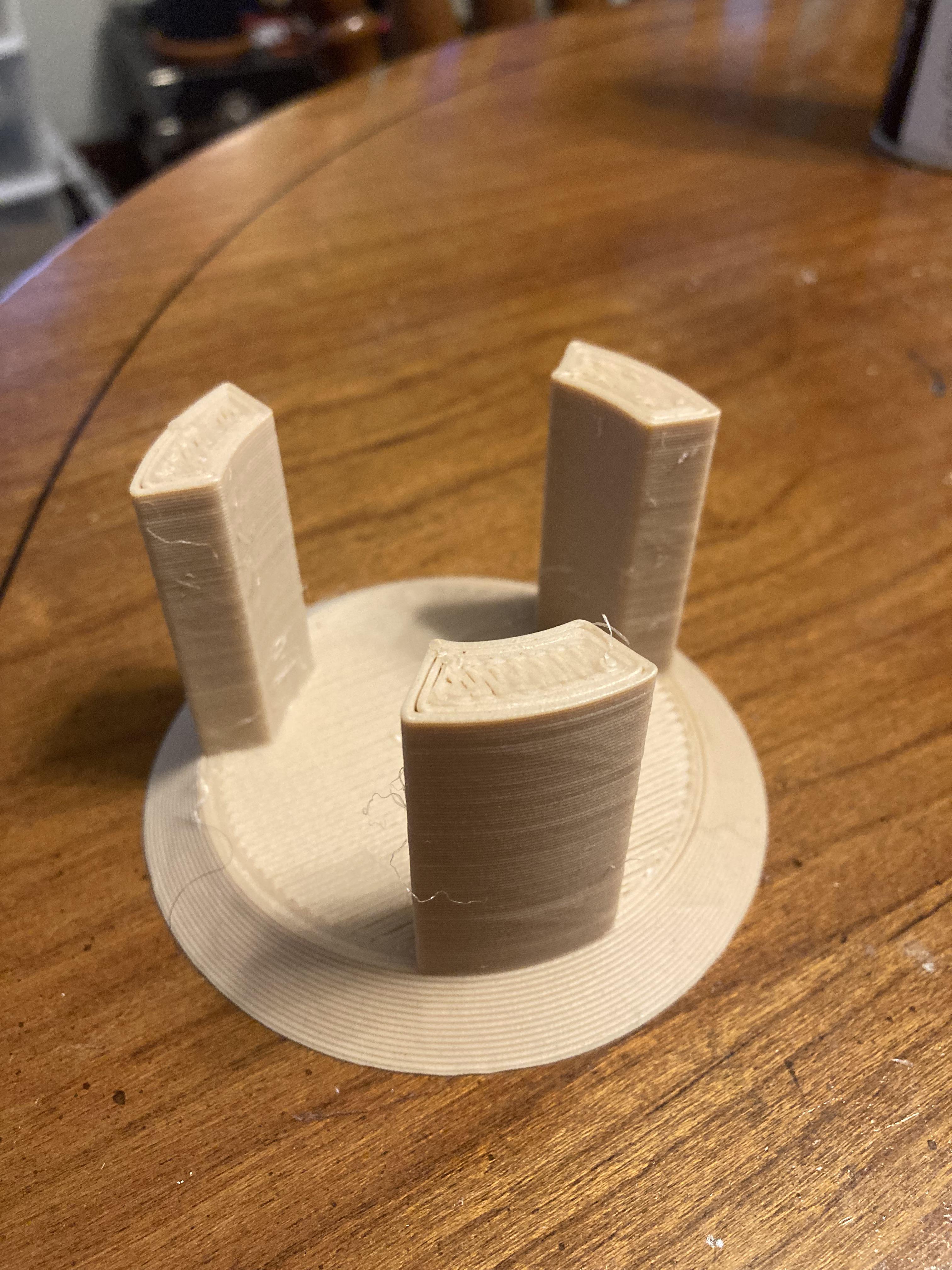 3d printed a stand for my broken dab rig so it can stand on its own ...