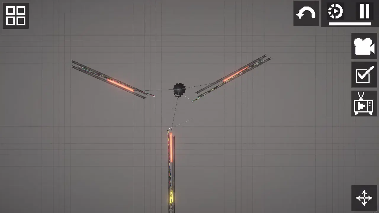 Radial engine 3-cylinder