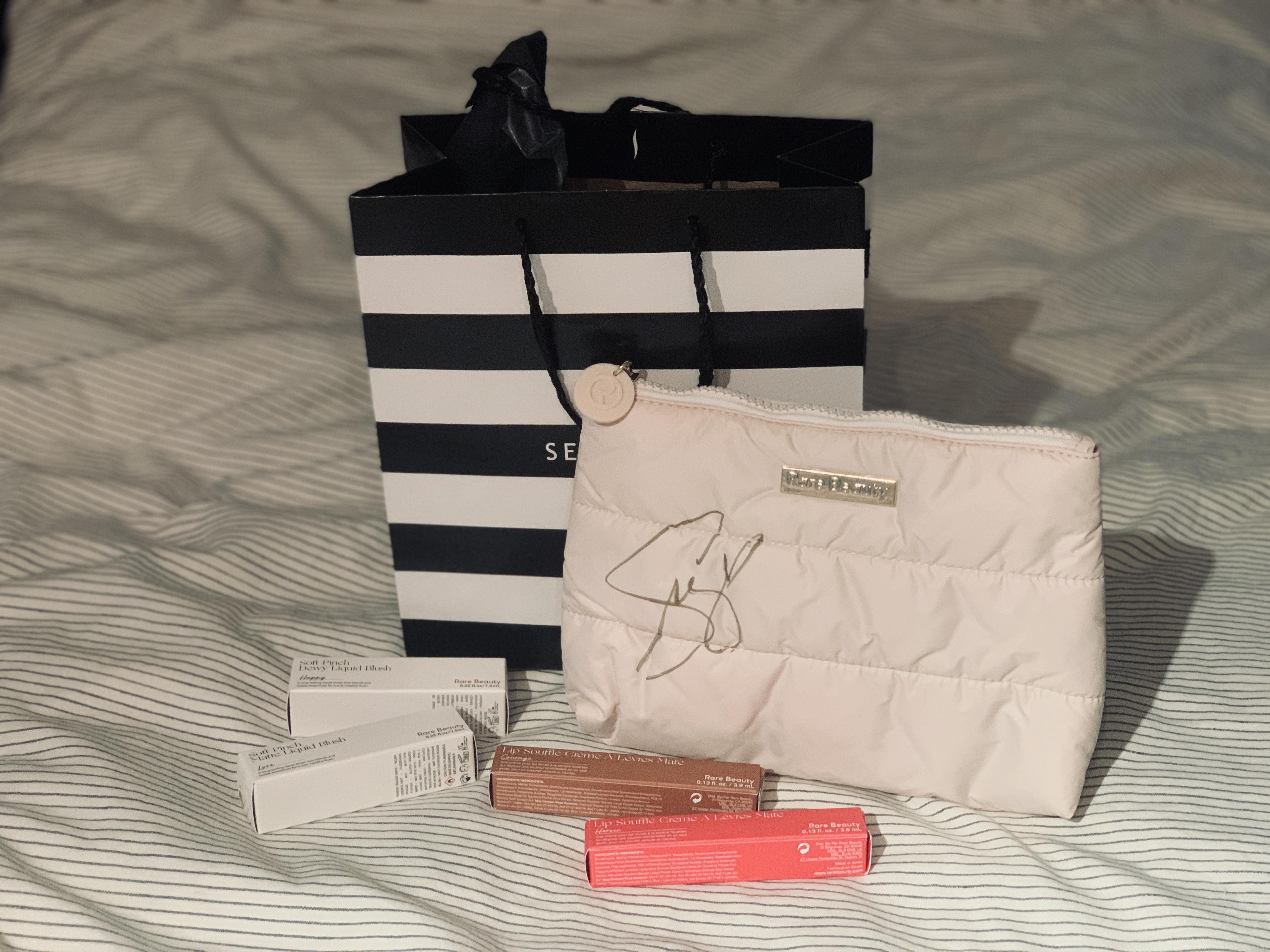 Rare Beauty Mini-Haul with In-Store Autographed Makeup Bag GWP! | Scrolller